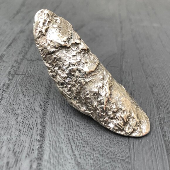 NAVAJO Helen Harrison Signed Sterling Silver Handmade RING (Size 7) Vintage 2.5” - Picture 2 of 12